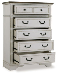 Blendon - Five Drawer Chest - Two-tone