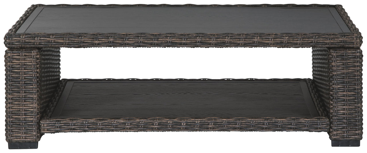 Grasson Lane - Rectangular Cocktail Table - Brown