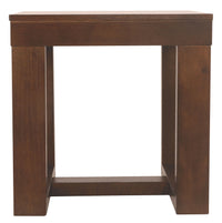 Watson - Square End Table - Dark Brown