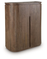 Landermont - Bar Cabinet - Medium Brown