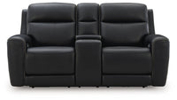 5Z-Comfort - Relaxation - Power Reclining Loveseat with Console / Adj Headrest