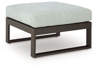 Beachloft - Ottoman With Cushion - Black / Gray