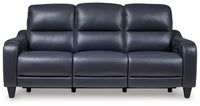 Mercomatic - Power Reclining Sofa With Adj Headrest