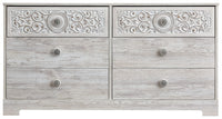 Paxberry - Six Drawer Dresser - Weatherworn - Whitewash