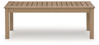 Hallow Creek - Rectangular Cocktail Table - Driftwood