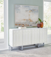 Ornawel - Accent Cabinet - Distressed White