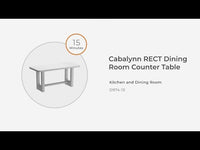 Cabalynn - Rectangular Dining Room Table