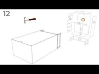 Neilsville - Five Drawer Chest - Black / Gray