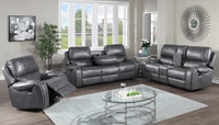 8025 3pc recliner set Grey