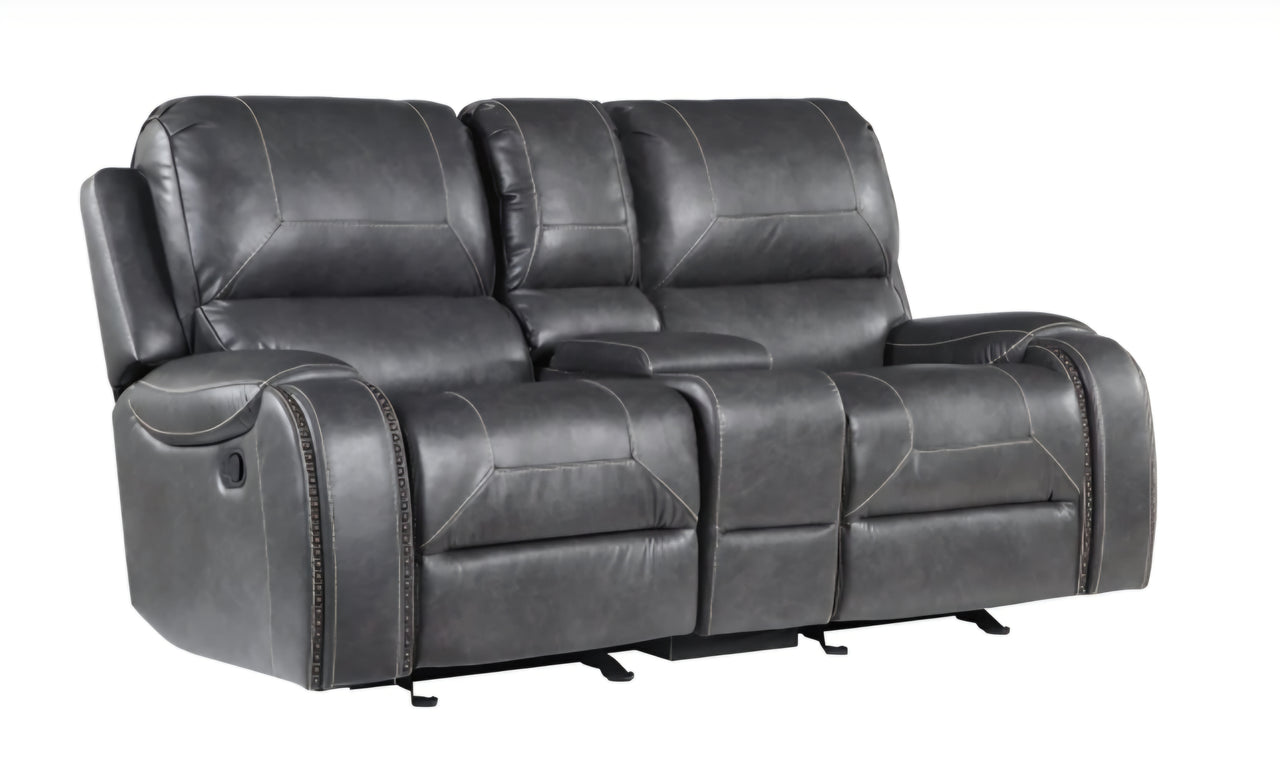 8025 3pc recliner set Grey